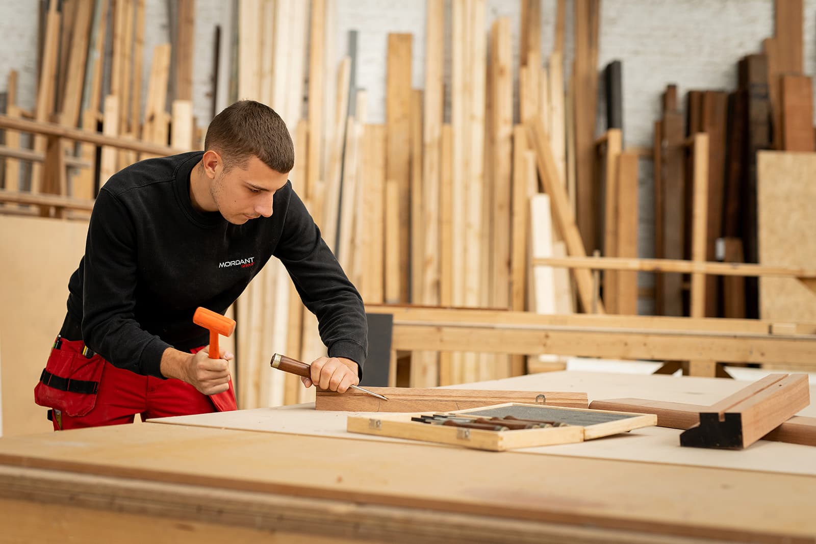 Chantier menuiserie
